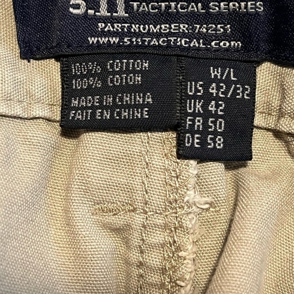 5 11 Tactical Series Cargo Pants - Picture 7 of 7